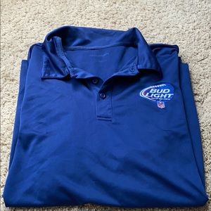 Bud Light NFL Polo Sz L